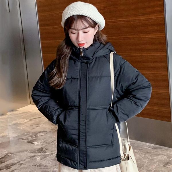women's trench coats stand collar hooded 2021 women winter jacket solid color female outwear short coat womens parka chaqueta invierno, Tan;black
women's trench coats stand collar hooded 2021 women winter jacket solid color female outwear short coat womens parka chaqueta invierno, Tan;black
