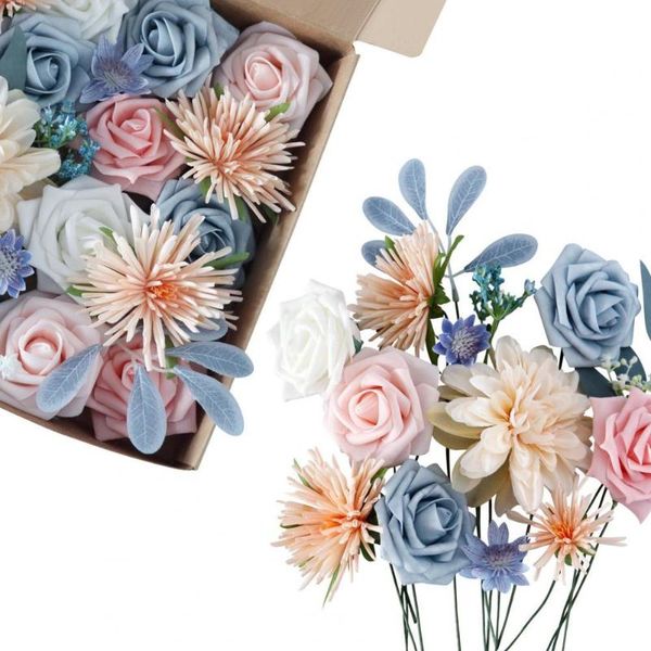 decorative flowers & wreaths 1 set artificial flower realistic eye-catching diy delicate wedding home decoration fake silk rose gift box for
decorative flowers & wreaths 1 set artificial flower realistic eye-catching diy delicate wedding home decoration fake silk rose gift box for