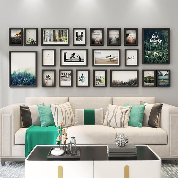 frames living room decoration po wall solid wood 20 piece set 7 16 inch sofa background punch-combination frame ornaments
frames living room decoration po wall solid wood 20 piece set 7 16 inch sofa background punch-combination frame ornaments