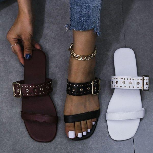 slippers pu leather buckle women beach outdoor ladies summer shoes female home footwear flat flip flops sandals for girls, Black
slippers pu leather buckle women beach outdoor ladies summer shoes female home footwear flat flip flops sandals for girls, Black