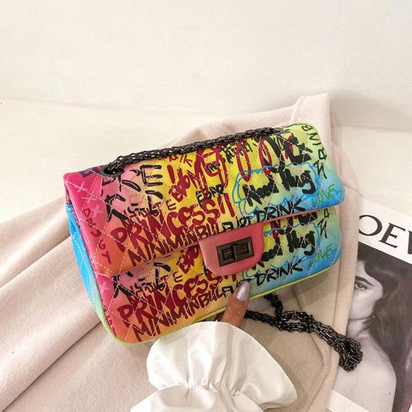 women's crossbody bags graffiti western style chains shoulder soft totes bag large capacity women messenger
women's crossbody bags graffiti western style chains shoulder soft totes bag large capacity women messenger