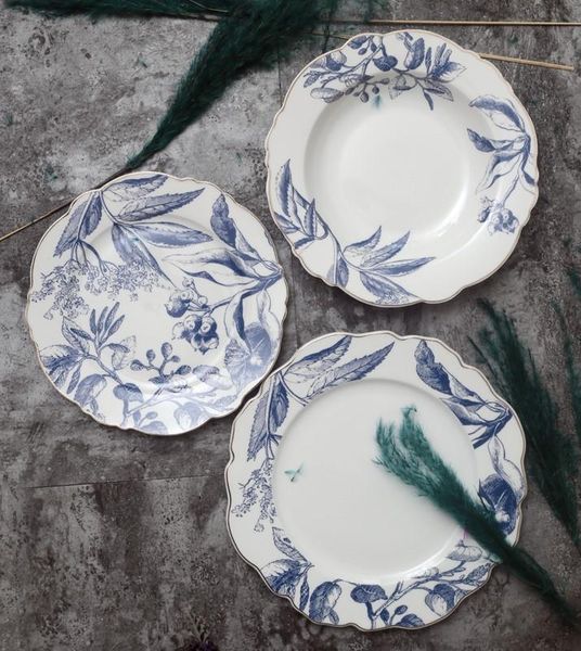 retro design flower shape phnom penh bone china dinner plates hand painted blue plant pattern ceramic plate dishes &
retro design flower shape phnom penh bone china dinner plates hand painted blue plant pattern ceramic plate dishes &