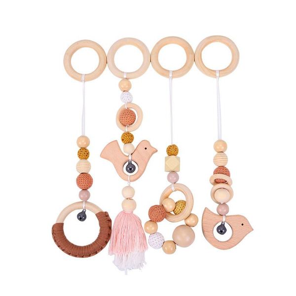 4pieces/set baby gym play frame wood beads hanging pendant kids rack ring-pull decoration accessories toys rattle decorative objects & figur
4pieces/set baby gym play frame wood beads hanging pendant kids rack ring-pull decoration accessories toys rattle decorative objects & figur