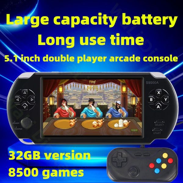 5.1-inch double player retro arcade game console built-in 8500 games for cps/neogeo/fc/snes/md large-capacity battery mp3mp4 portable player
5.1-inch double player retro arcade game console built-in 8500 games for cps/neogeo/fc/snes/md large-capacity battery mp3mp4 portable player