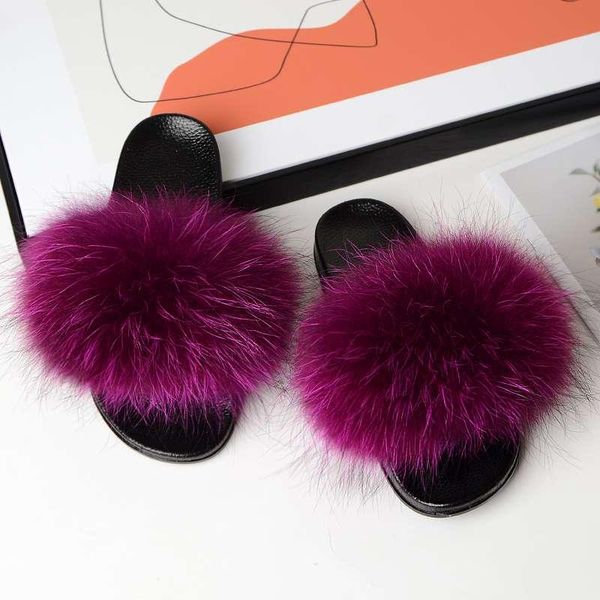 real raccoon fur sliders women home fluffy comfort with feathers furry summer flats sweet ladies shoes slippers, Black
real raccoon fur sliders women home fluffy comfort with feathers furry summer flats sweet ladies shoes slippers, Black