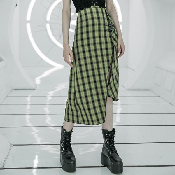 skirts punkrave women's punk style "sweet " asymmetrically spliced half skirt attractive high slit hem plaid, Black
skirts punkrave women's punk style "sweet " asymmetrically spliced half skirt attractive high slit hem plaid, Black
