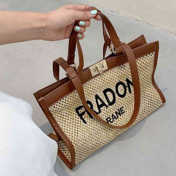 design tote bag straw letter portable large female new fashion one shoulder armpit bag handbags
design tote bag straw letter portable large female new fashion one shoulder armpit bag handbags
