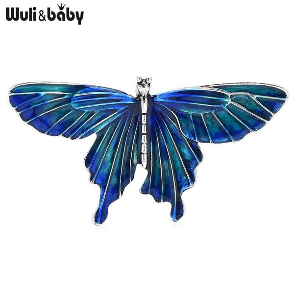 pins, brooches wuli&baby 2021 desiger enamel butterfly brooch pins for women big insect gift 3 colors swallowtail, Gray
pins, brooches wuli&baby 2021 desiger enamel butterfly brooch pins for women big insect gift 3 colors swallowtail, Gray