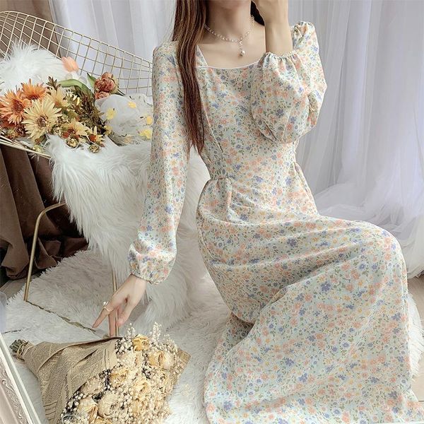 autumn 2021 women's long sleeve chiffon dress retro floral show thin temperament fairy bottom casual dresses, Black;gray
autumn 2021 women's long sleeve chiffon dress retro floral show thin temperament fairy bottom casual dresses, Black;gray