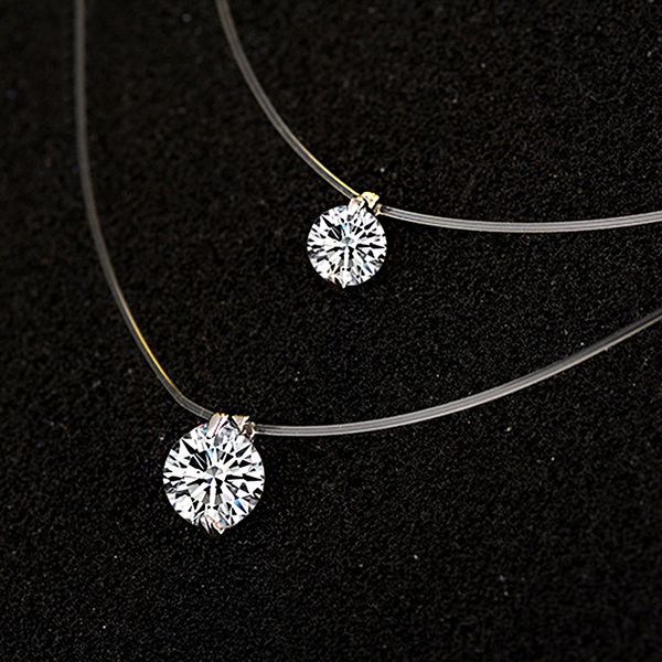 invisible chain necklace women transparent fishing line clavicle chain 6/8mm rhinestone choker for girl fashion jewelry, Golden;silver
invisible chain necklace women transparent fishing line clavicle chain 6/8mm rhinestone choker for girl fashion jewelry, Golden;silver