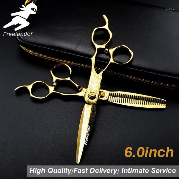inch .gold hair scissors set ,straight & thinning set, barber shears1
inch .gold hair scissors set ,straight & thinning set, barber shears1