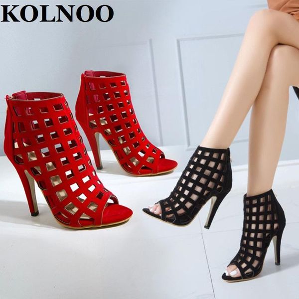 dress shoes kolnoo style ladies stiletto high heels sandals cut-out peep-toe faux suede summer black&red evening fashion daily
dress shoes kolnoo style ladies stiletto high heels sandals cut-out peep-toe faux suede summer black&red evening fashion daily