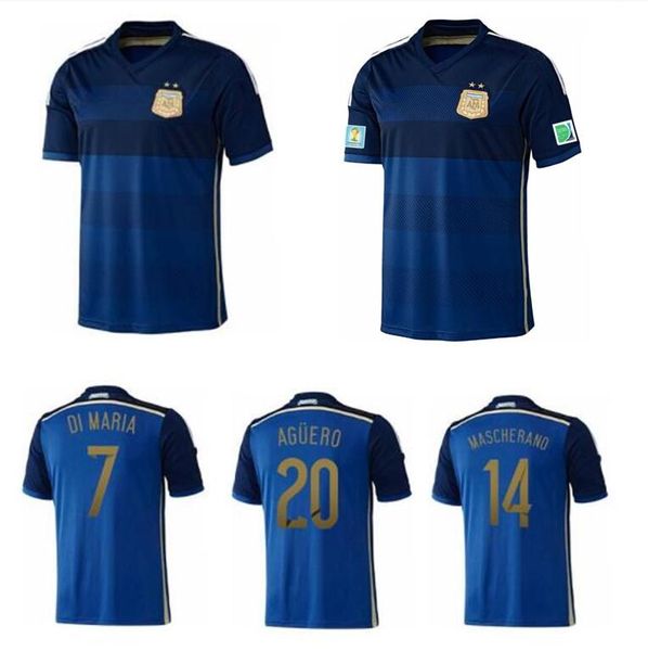 2014 zabaleta aguero retro soccer jersey di maria messi lavezzi argentina gago higuain mascherano vintage classic football shirt, Black;yellow
2014 zabaleta aguero retro soccer jersey di maria messi lavezzi argentina gago higuain mascherano vintage classic football shirt, Black;yellow
