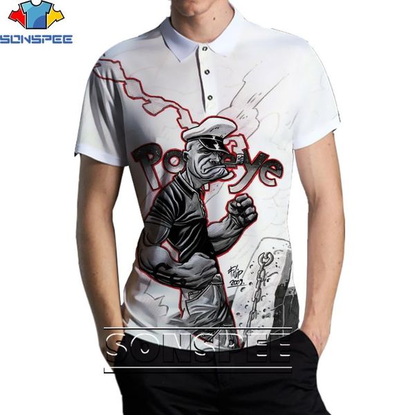 men's polos sonspee 3d popeye cartoon fashion casual loose original collar shirt men and women hip hop trend personality, White;black
men's polos sonspee 3d popeye cartoon fashion casual loose original collar shirt men and women hip hop trend personality, White;black