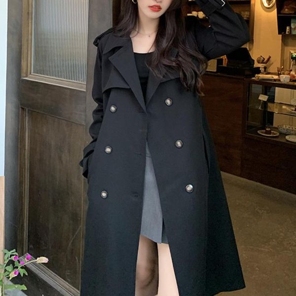 women's trench coats white work clothes windbreaker coat female flavor medium long 2021 loose small, Tan;black
women's trench coats white work clothes windbreaker coat female flavor medium long 2021 loose small, Tan;black