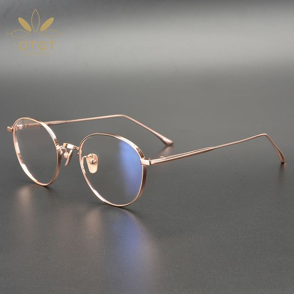 design glasses simple beauty rose small face eyeglass frame pure titanium handmade art round women's style, White;black
design glasses simple beauty rose small face eyeglass frame pure titanium handmade art round women's style, White;black