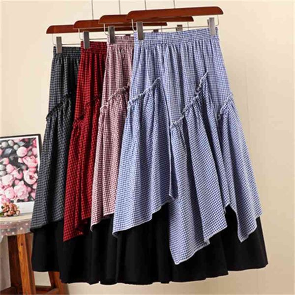 casual dresses spring summer stylish retro plaid irregular long skirts patchwork a-line cascading ruffles k9kh, Black;gray
casual dresses spring summer stylish retro plaid irregular long skirts patchwork a-line cascading ruffles k9kh, Black;gray