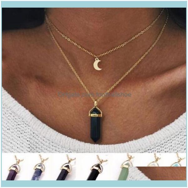 & jewelryhexagonal column quartz necklaces pendants fashion natural stone pink crystal pendant necklace for women jewelry chains drop delive, Silver
& jewelryhexagonal column quartz necklaces pendants fashion natural stone pink crystal pendant necklace for women jewelry chains drop delive, Silver
