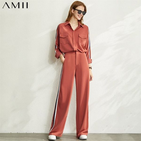 minimalism autumn fashion women set spliced lapel shirt high waist loose pants female suit 1879 210527, White
minimalism autumn fashion women set spliced lapel shirt high waist loose pants female suit 1879 210527, White