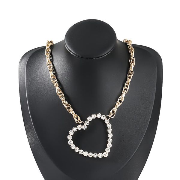 pendant necklaces jijiawenhua2021 rhinestone love female necklace dinner party fashion temperament jewelry accessories, Silver
pendant necklaces jijiawenhua2021 rhinestone love female necklace dinner party fashion temperament jewelry accessories, Silver