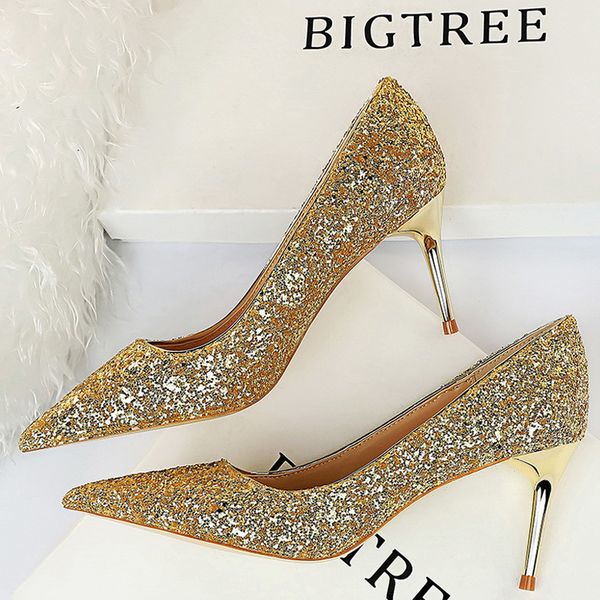 2021 shoes woman pumps bling sequins high heels fashion women heels stiletto gold sliver wedding shoes kitten heels shoes1, Black
2021 shoes woman pumps bling sequins high heels fashion women heels stiletto gold sliver wedding shoes kitten heels shoes1, Black