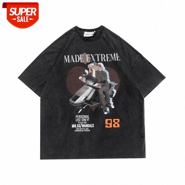 european and american style character printing short-sleeved t-shirt men's summer street washing old loose round neck five-point sleev, White;black
european and american style character printing short-sleeved t-shirt men's summer street washing old loose round neck five-point sleev, White;black