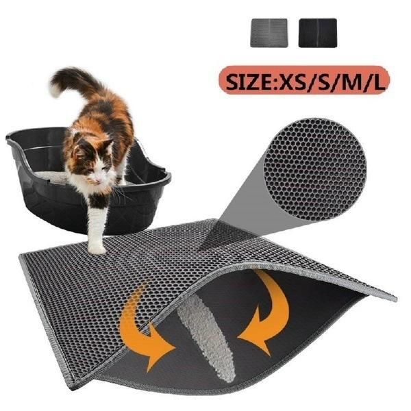 cat beds & furniture waterproof litter mat eva double layer trapping pet clean pad products for cats accessories
cat beds & furniture waterproof litter mat eva double layer trapping pet clean pad products for cats accessories