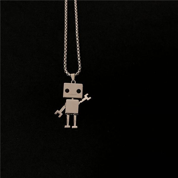 chains soil cool disco dancing hip-hop activity robot couple pendant necklace individuality tide men sweater chain metal hiphop/rock, Silver
chains soil cool disco dancing hip-hop activity robot couple pendant necklace individuality tide men sweater chain metal hiphop/rock, Silver