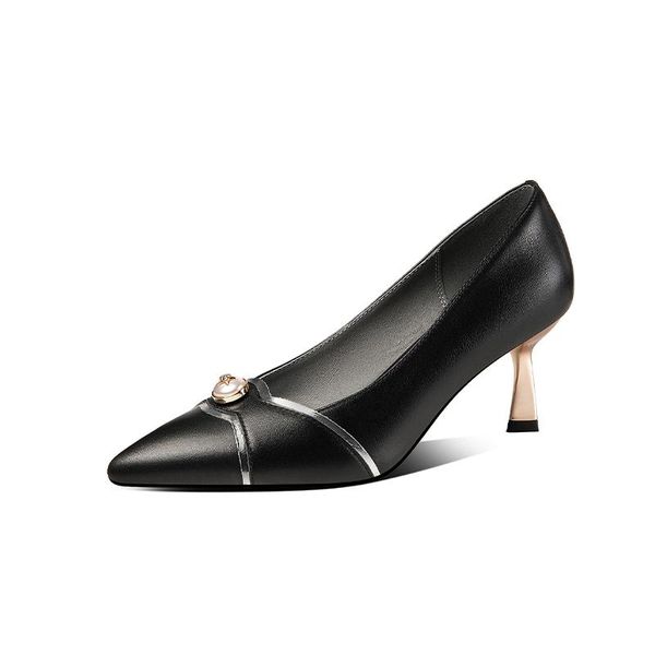 dress shoes 2021 woman pointed toe 6.5cm thin high heels pumps for women summer black genuine leather ladies girls
dress shoes 2021 woman pointed toe 6.5cm thin high heels pumps for women summer black genuine leather ladies girls