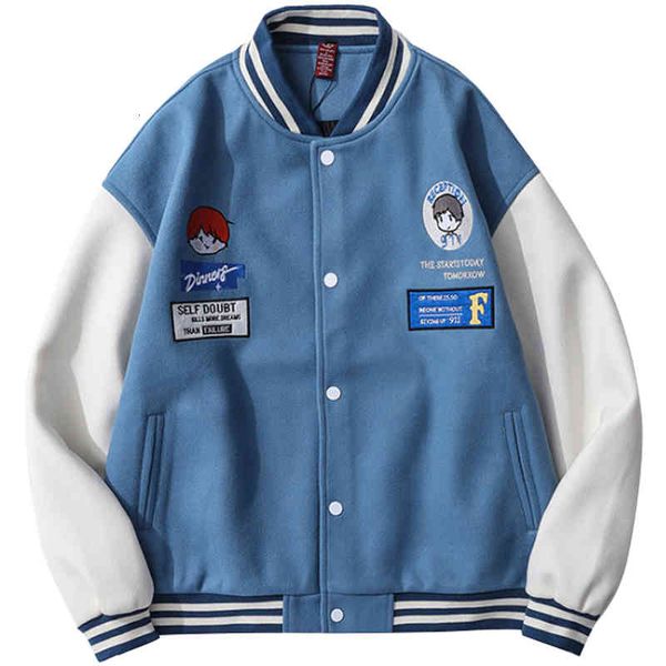 men's jackets baseball embroid jacket, fall fashion, harajuku, loose, casual, retro, bomber, high-quality coat, couple's uniform,, Black;brown
men's jackets baseball embroid jacket, fall fashion, harajuku, loose, casual, retro, bomber, high-quality coat, couple's uniform,, Black;brown