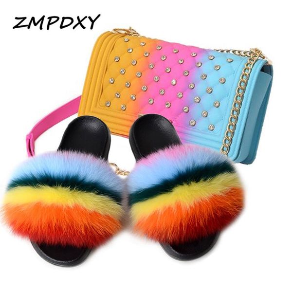 fluffy fur slides women real slippers fashion jelly chain shoulder bag female luxury flip flops indoor flat shoes, Black
fluffy fur slides women real slippers fashion jelly chain shoulder bag female luxury flip flops indoor flat shoes, Black