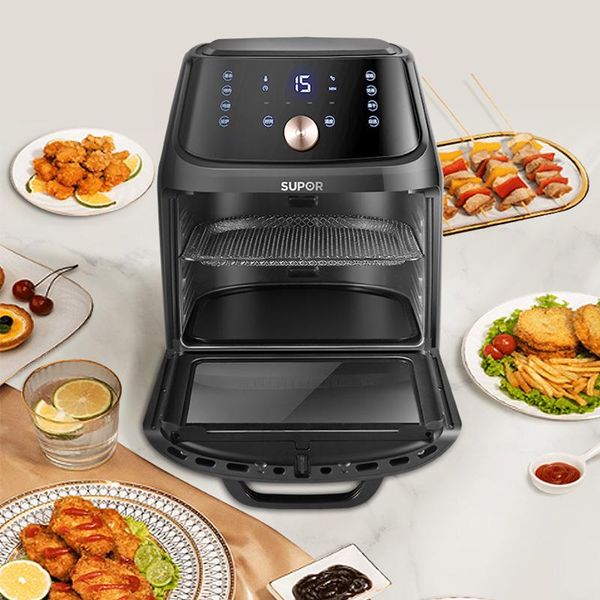 air fryers supor fryer home oven integrated multi-function large capacity,fully automatic, oil free
air fryers supor fryer home oven integrated multi-function large capacity,fully automatic, oil free