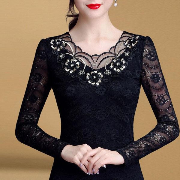 women's blouses & shirts blouse women shirt lace 2021 upper clothes long sleeves t-shirt blusas mujer de moda, White
women's blouses & shirts blouse women shirt lace 2021 upper clothes long sleeves t-shirt blusas mujer de moda, White