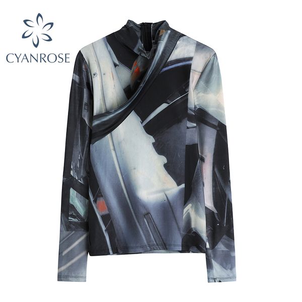 chic print mock neck long sleeve bodycon t shirt spring summer streetwear slim harajuku fashion tees y2k e-girl 210417, White
chic print mock neck long sleeve bodycon t shirt spring summer streetwear slim harajuku fashion tees y2k e-girl 210417, White