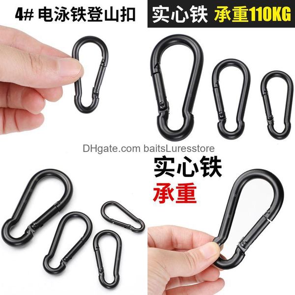 carabiners keychains baitsluresstore 4x40 pure black iron electrophoresis outdoor mountaineering sports equipment hanging buckle conn jllabx
carabiners keychains baitsluresstore 4x40 pure black iron electrophoresis outdoor mountaineering sports equipment hanging buckle conn jllabx