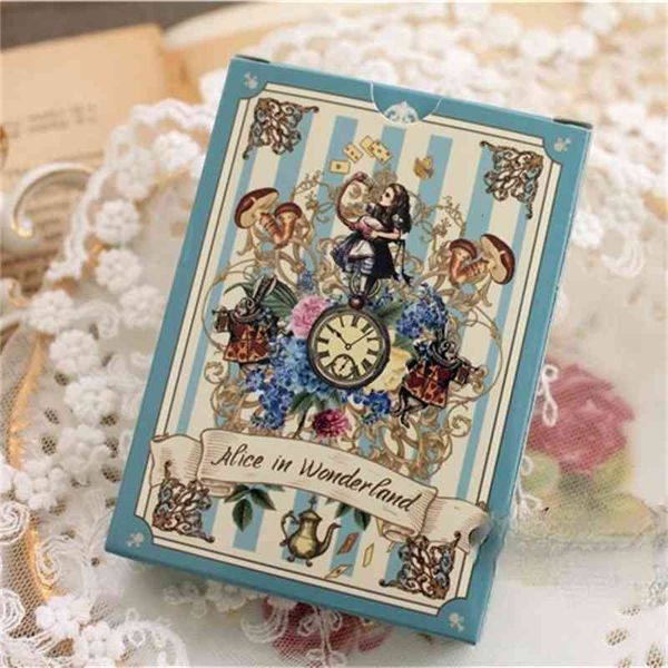 alice playing cards poker card game board for family kid party games vintage toy gift
alice playing cards poker card game board for family kid party games vintage toy gift