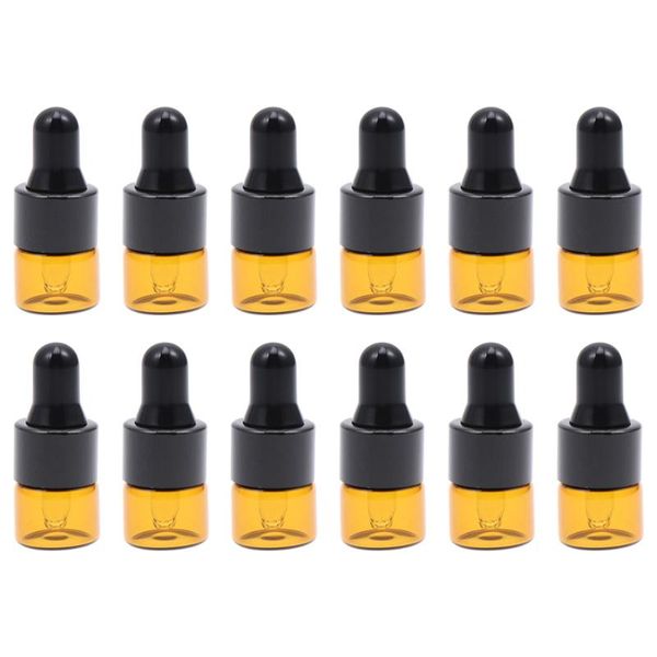 storage bottles & jars 30pcs 1ml amber glass dropper transparent sample vials essential oil dropping bottle cosmetic container (black caps)
storage bottles & jars 30pcs 1ml amber glass dropper transparent sample vials essential oil dropping bottle cosmetic container (black caps)