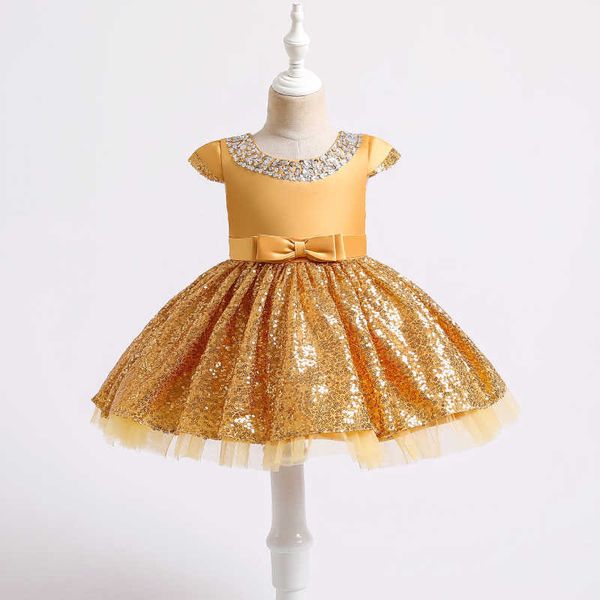 new girl drprincbirthday party sequins beaded drflower girl wedding party prom dinner party sequins dress x0803, Red;yellow
new girl drprincbirthday party sequins beaded drflower girl wedding party prom dinner party sequins dress x0803, Red;yellow