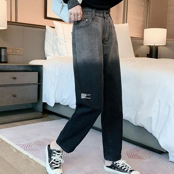 women's jeans monbeeph plus size women gradient patchwork high waist denim female elastic straight trousers large pants oversize s-5xl, Blue
women's jeans monbeeph plus size women gradient patchwork high waist denim female elastic straight trousers large pants oversize s-5xl, Blue