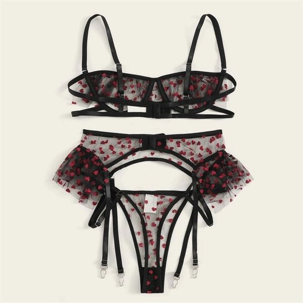 aduloty woman pajamas heart print garter sheer lingerie set mesh cupless underwire thong cute lace bra set, Black;white
aduloty woman pajamas heart print garter sheer lingerie set mesh cupless underwire thong cute lace bra set, Black;white