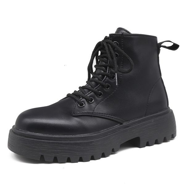 dress shoes fashion ankle boots women platform genuine leather martin winter woman punk motorcycle ztha, Black
dress shoes fashion ankle boots women platform genuine leather martin winter woman punk motorcycle ztha, Black