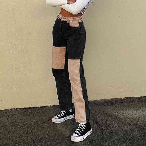 streetwear patchwork sweatpants women fall harajuku high waist y2k denim sweat pants long straight trousers female 210510, Black;white
streetwear patchwork sweatpants women fall harajuku high waist y2k denim sweat pants long straight trousers female 210510, Black;white