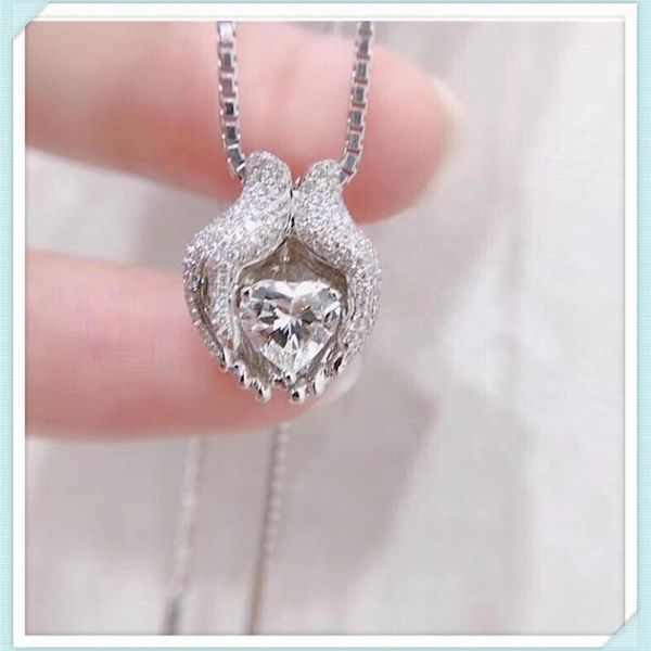 pendant necklaces huitan fashion girls necklace with silver color box chain heart love cz hands funny for women delicate jewelry
pendant necklaces huitan fashion girls necklace with silver color box chain heart love cz hands funny for women delicate jewelry