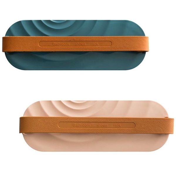 bathroom slippers rack wall-mounted toilet shoe door holder storage space-saving hanging drain clothing & wardrobe 
bathroom slippers rack wall-mounted toilet shoe door holder storage space-saving hanging drain clothing & wardrobe