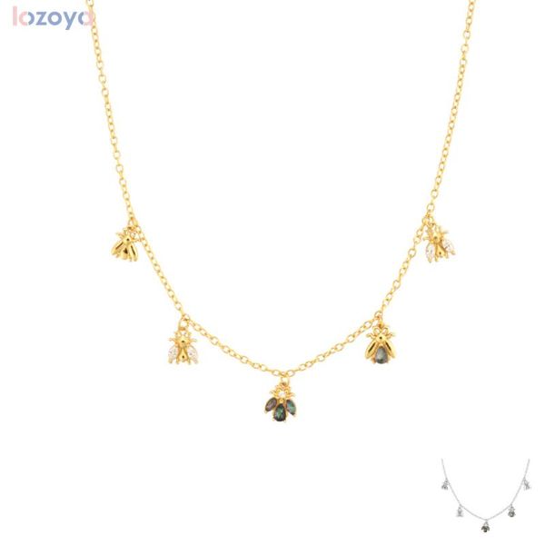chains lozoya 925 sterling silver gold color wedding crystal bees charm choker necklace long chain fashion jewelry 2021 jewels
chains lozoya 925 sterling silver gold color wedding crystal bees charm choker necklace long chain fashion jewelry 2021 jewels