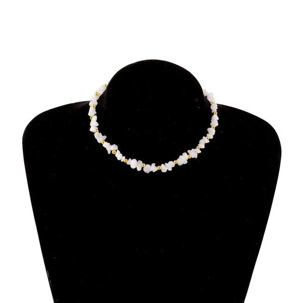 chains 3 style simple natural stone transparent crystal turquoises bead chain choker necklace for women fashion jewelry accessories, Silver
chains 3 style simple natural stone transparent crystal turquoises bead chain choker necklace for women fashion jewelry accessories, Silver