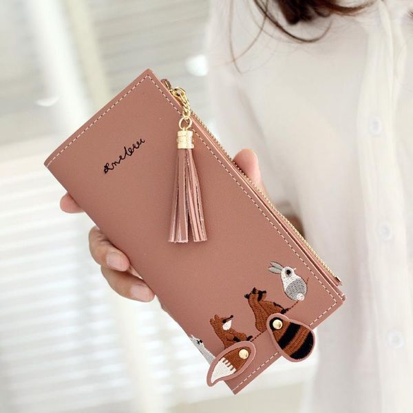 wallets jiulin 2021 women long clutch embroidery female cute cat pu leather phone purses lady card holder wallet1, Red;black
wallets jiulin 2021 women long clutch embroidery female cute cat pu leather phone purses lady card holder wallet1, Red;black