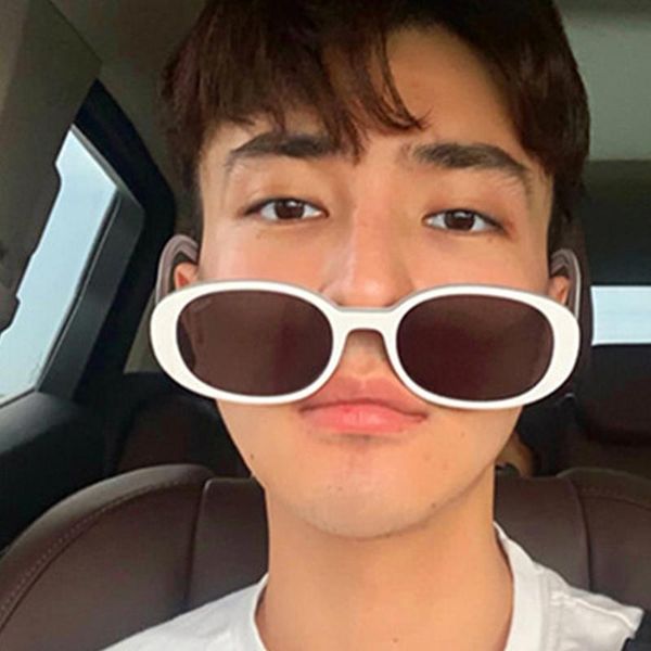 sunglasses fashion style oval women vintage retro round frame white mens sun glasses female black hip hop clear uv400, White;black
sunglasses fashion style oval women vintage retro round frame white mens sun glasses female black hip hop clear uv400, White;black