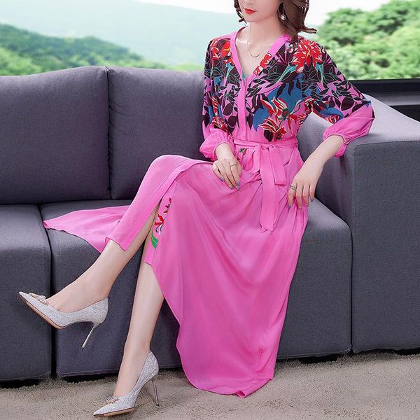 casual dresses spring summer boho red print mulberry silk dress 2021 women vintage 4xl plus size beach midi elegant bodycon party vestido, Black;gray
casual dresses spring summer boho red print mulberry silk dress 2021 women vintage 4xl plus size beach midi elegant bodycon party vestido, Black;gray