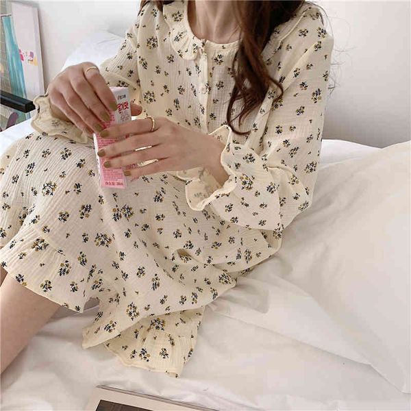sleepwear sleepwear spring foloral sweet loose women chic comfortable korean cotton fashion pajamas night, Black;red
sleepwear sleepwear spring foloral sweet loose women chic comfortable korean cotton fashion pajamas night, Black;red